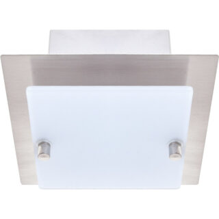 Plafond LARGO 1xG9 C.13xL.13xAlt.6cm Níquel