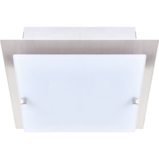 Plafond LARGO 2xG9 C.20xL.20xAlt.6cm Níquel