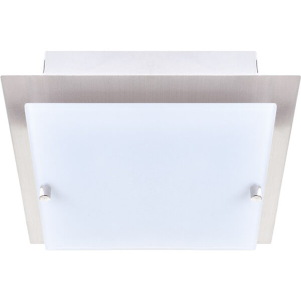 Plafond LARGO 2xG9 C.20xL.20xAlt.6cm Níquel
