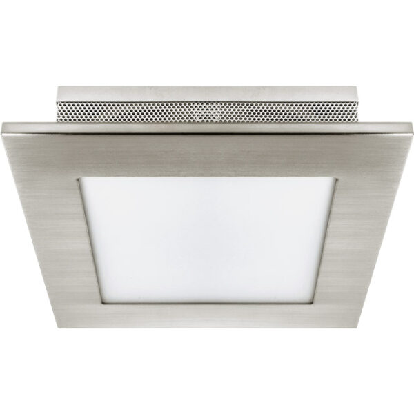 Plafond CAVA 2xE27 C.27xL.27xAlt.8cm Níquel