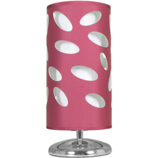 Candeeiro de mesa FRISIA 1xE27 Alt.31xD.14cm Beringela/Branco