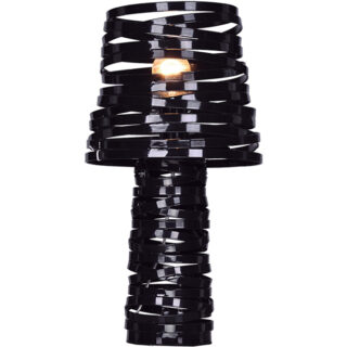 Candeeiro de mesa ELSA 1xE27 Alt.52xD.26cm Preto