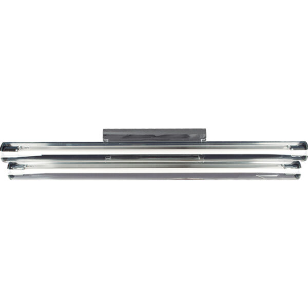 Plafond AGUAMARINA 2x39W G5 T5 C.91xL.14,5xAlt.11cm Cromado