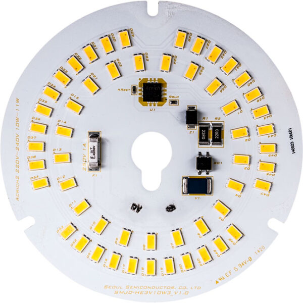 Módulo LED ACRICH2 redondo 230VAC 10W 1200lm 3000K D100mm
