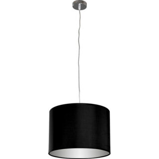 Suspensão NICOLE 1xE27 Alt.Reg.xD.30cm Preto