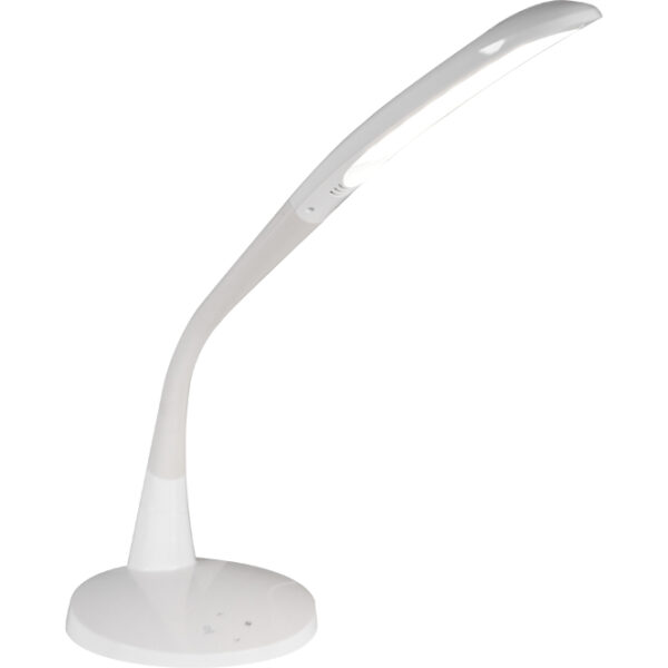 Candeeiro de mesa CÉFIRO 1x12W LED C.18,5xL.42xAlt.Reg.cm Branco