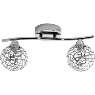 Aplique KRIPTON 2xG9 C.35xL.11xAlt.17cm Cromado