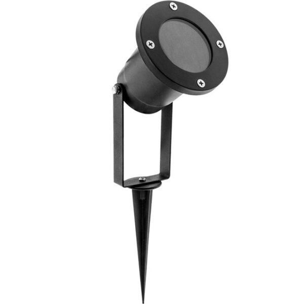 Foco com espigão JASMIM IP65 1xGU10 Alt.35xD.10cm preto