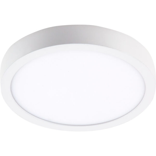 Plafond TALISMAN redondo 1x18W LED 1440lm 4000K 120° Alt.2,5xD.17cm Branco