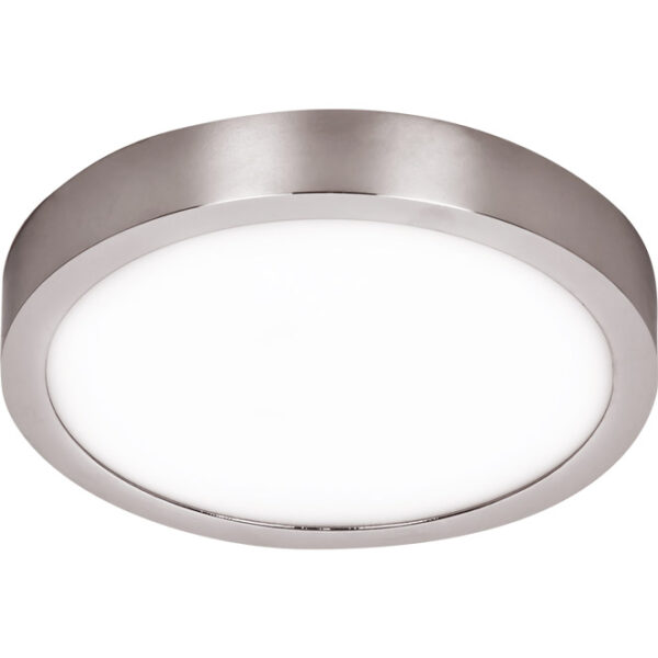 Plafond TALISMAN redondo 1x24W LED 1920lm 4000K 120° Alt.2,5xD.22,5cm Níquel