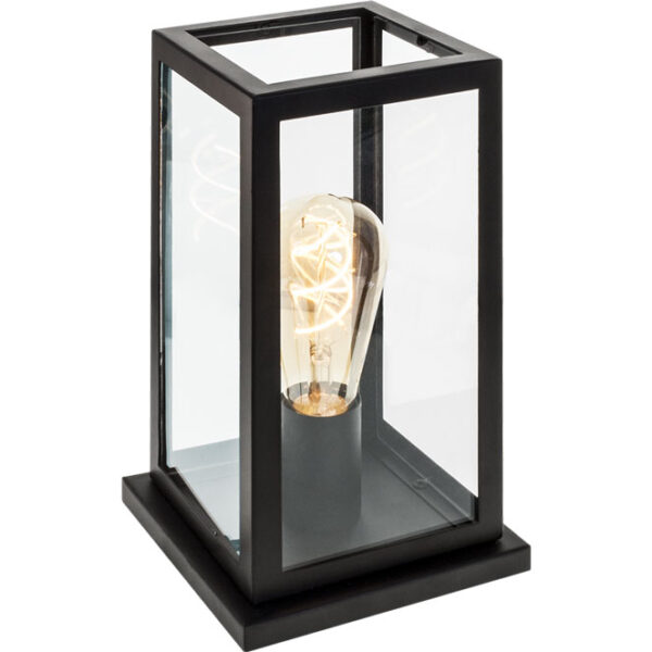 Candeeiro de mesa NICOLAS 1xE27 C.15xL.15xAlt.26cm preto