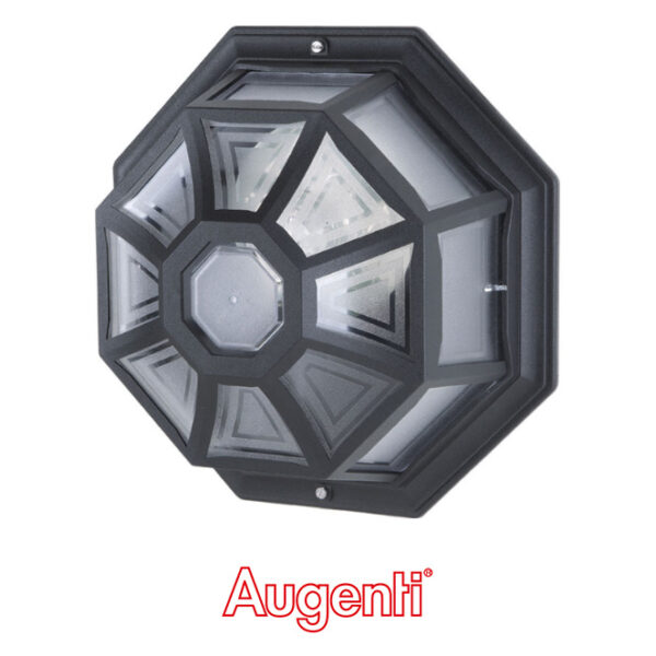 Plafond OPTAGON IP44 1xE27 L.14xD.28cm Preto