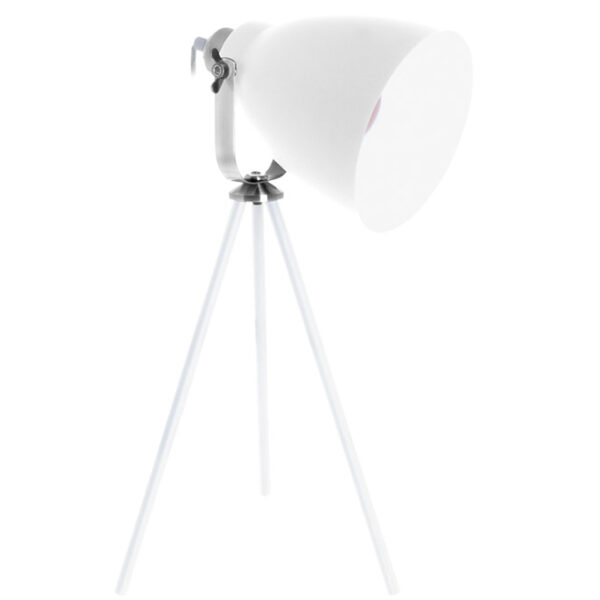 Candeeiro de mesa GETTING 1xE27 Alt.51xD.26cm branco/cromado