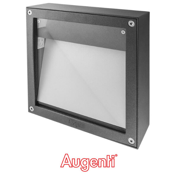 Aplique QUADRA MAX IP65 1xR7s 118mm C.25xL.25xAlt.8cm alumínio+vidro antracite