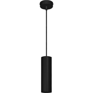 Suspensão HERMIONE 1xGU10 Alt.Reg.xD.6cm Preto