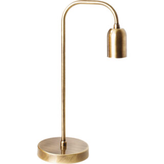 Candeeiro de mesa SPACE pequeno curvo 1xE27 C.12xL.20xAlt.36cm oxidado