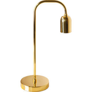 Candeeiro de mesa SPACE pequeno curvo 1xE27 C.12xL.20xAlt.36cm latonado
