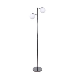 Candeeiro de pé AIMEE 2xE27 Alt.170xD.42cm cromado