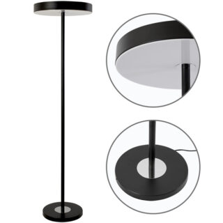 Candeeiro de pé AINOA 1x36W LED 5670lm 3000K Alt.150xD.40cm preto