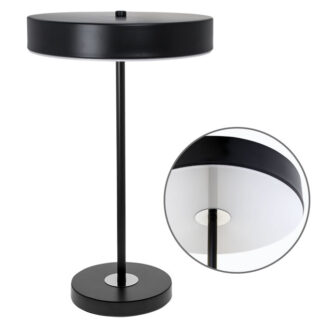 Candeeiro de mesa AINOA 1x18W LED 1980lm 3000K Alt.50xD.30cm preto