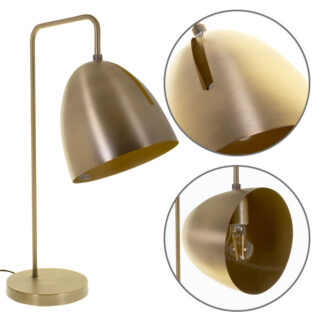 Candeeiro de mesa INOI 1xE27 Alt.57xD.36cm cor bronze