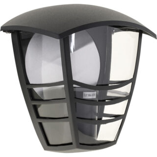 Aplique TERVA IP44 1xE27 C.19xL.13,5xAlt.19,5cm antracite