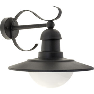 Aplique TORVA IP44 1xE27 C.30xL.37xAlt.30cm antracite