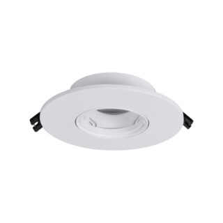 Aro de encastrar ONIRO redondo Alt.2,9xD.11cm policarbonato (PC) branco