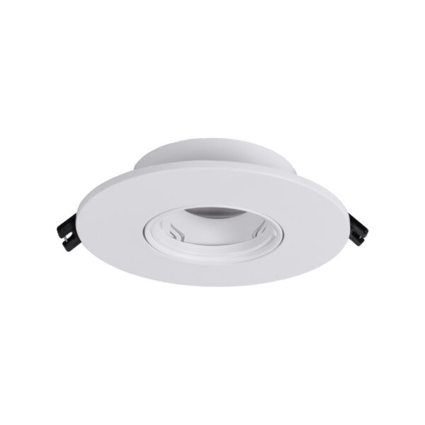 Aro de encastrar ONIRO redondo Alt.2,9xD.11cm policarbonato (PC) branco
