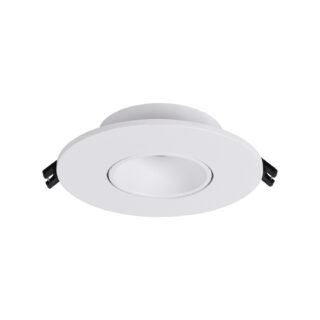 Aro de encastrar ONIRO redondo Alt.2,9xD.11cm policarbonato (PC) branco