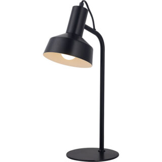 Candeeiro de mesa LEANA 1xE14 C.15xL.24xAlt.43cm preto