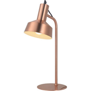 Candeeiro de mesa LEANA 1xE14 C.15xL.24xAlt.43cm cor cobre