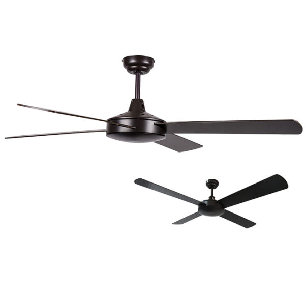 Ventoinha tecto OSTRO 4 palas xD.132cm Castanho