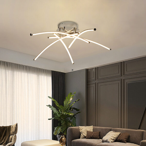 Candeeiro de teto LED Aranha 78W CCT - Image 4