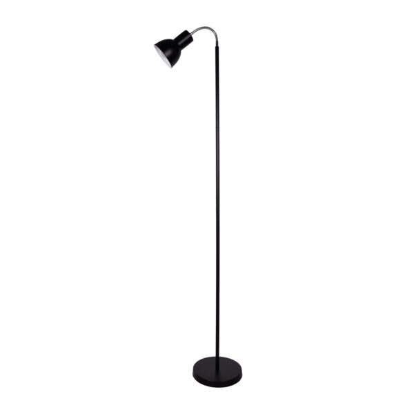Candeeiro de pé ASURAS 1xE27 Alt.168xD.22cm preto