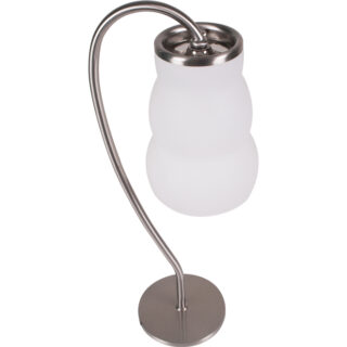 Candeeiro de mesa HELOÍSA 1xE14 Alt.42xD.11cm Níquel