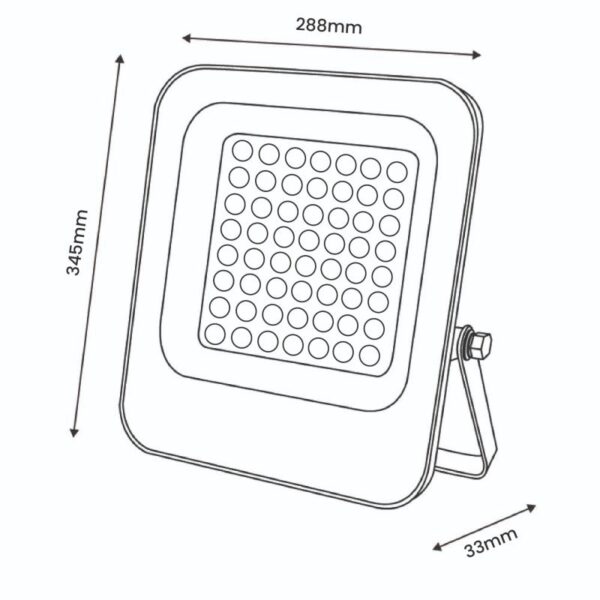 Projetor LED Napoli Plus 200W 3000K - Image 2