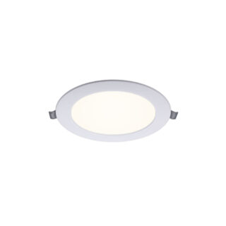 Foco de encastrar INTEGO 2.0 redondo 10W LED 800lm 3000K 120° Alt.2,7xD.12cm Branco