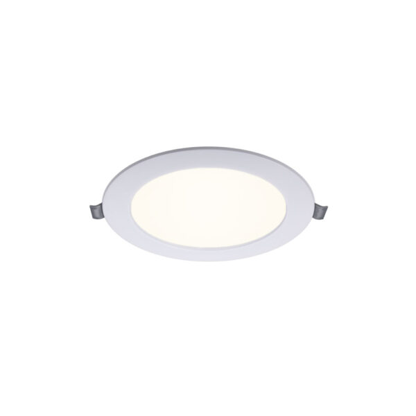 Foco de encastrar INTEGO 2.0 redondo 10W LED 800lm 3000K 120° Alt.2,7xD.12cm Branco