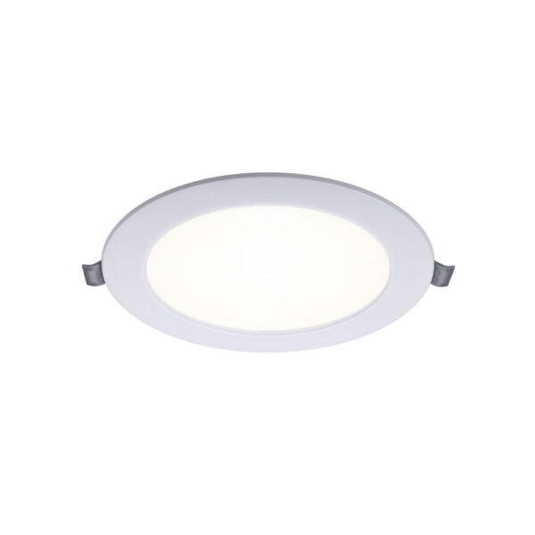 Foco de encastrar INTEGO 2.0 redondo 15W LED 1200lm 4000K 120° Alt.2,7xD.14,5cm Branco