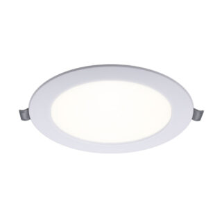 Foco de encastrar INTEGO 2.0 redondo 20W LED 1800lm 4000K 120° Alt.2,7xD.17,5cm branco