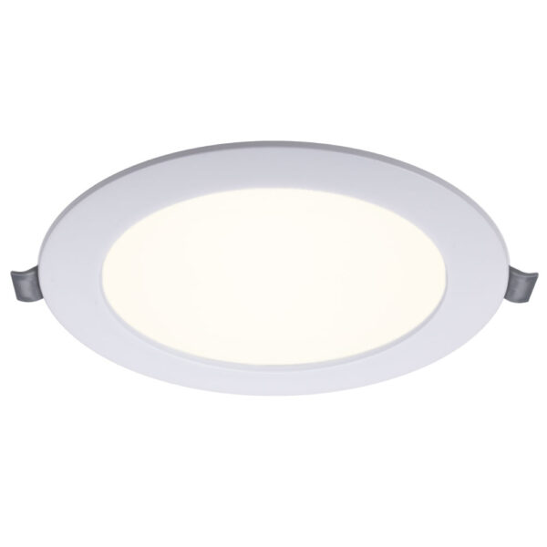 Foco de encastrar INTEGO 2.0 redondo 25W LED 2000lm 3000K 120° Alt.2,7xD.22cm branco