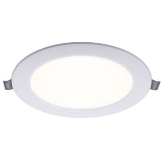Foco de encastrar INTEGO 2.0 redondo 25W LED 2000lm 4000K 120° Alt.2,7xD.22cm Branco