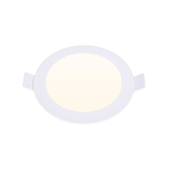 Foco de encastrar INTEGO 2.0 PC redondo 6W LED 600lm 4000K 120° Alt.2,5xD.12,5cm branco