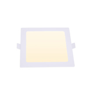 Foco de encastrar INTEGO 2.0 PC quadrado 6W LED 600lm 3000K 120° C.12,5xL.12,5xAlt.2,5cm Branco