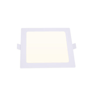 Foco de encastrar INTEGO 2.0 PC quadrado 6W LED 600lm 4000K 120° C.12,5xL.12,5xAlt.2,5cm branco