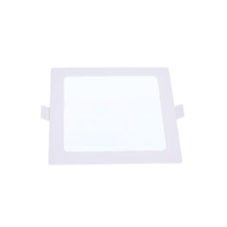 Foco de encastrar INTEGO 2.0 PC quadrado 6W LED 600lm 6400K 120° C.12,5xL.12,5xAlt.2,5cm branco
