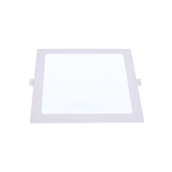 Foco de encastrar INTEGO 2.0 PC quadrado 12W LED 1200lm 6400K 120° C.17,5xL.17,5xAlt.2,5cm branco