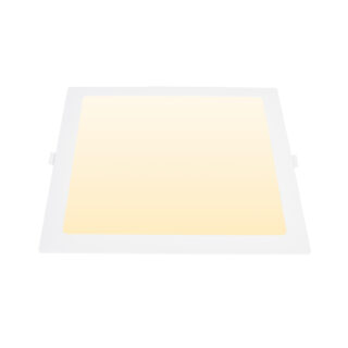 Foco de encastrar INTEGO 2.0 PC quadrado 18W LED 1850lm 3000K 120° C.22,5xL.22,5xAlt.2,5cm branco