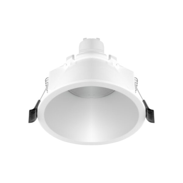 Aro de encastrar INTECA PC redondo Alt.5,2xD.9,4cm Policarbonato (PC) Branco